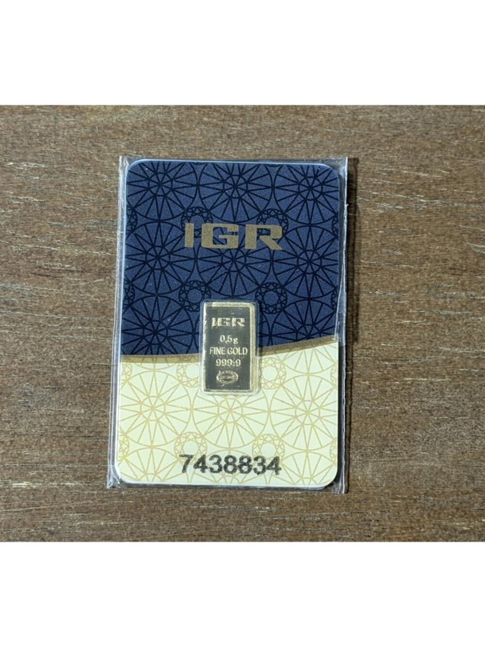 IGR Istanbul Gold Refinery 0.5 gram .9999 gold bar assay